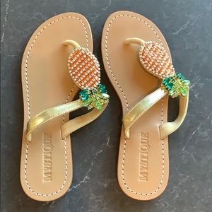 Mystique pineapple thongs